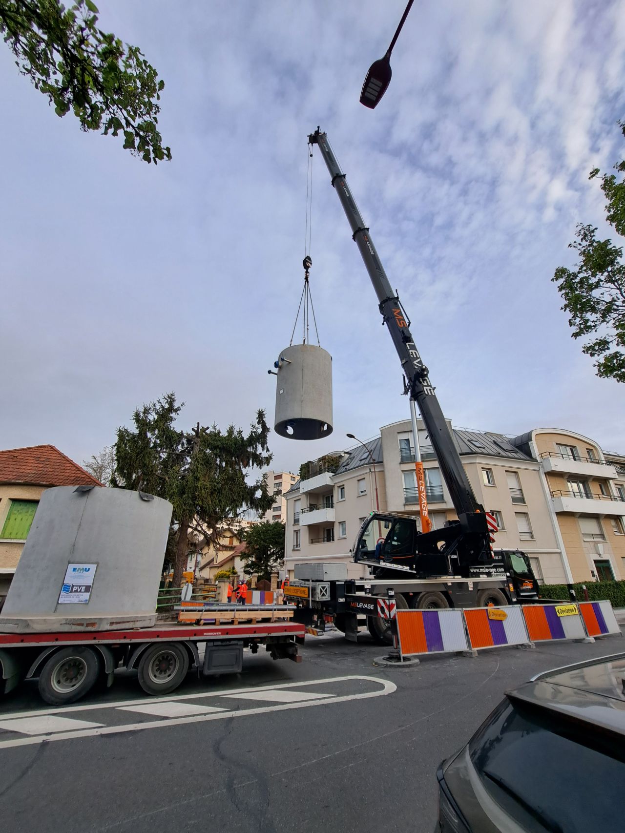 Featured image for “Levage pour créer un poste de relevage et se raccorder à un réseau interdépartemental”